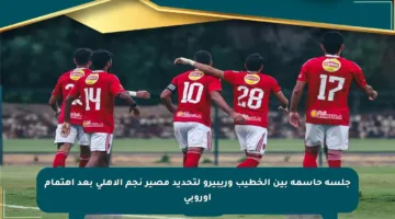 جلسة حاسمة بين الخطيب وريبيرو لتحديد مصير نجم الأهلي بعد اهتمام أوروبي